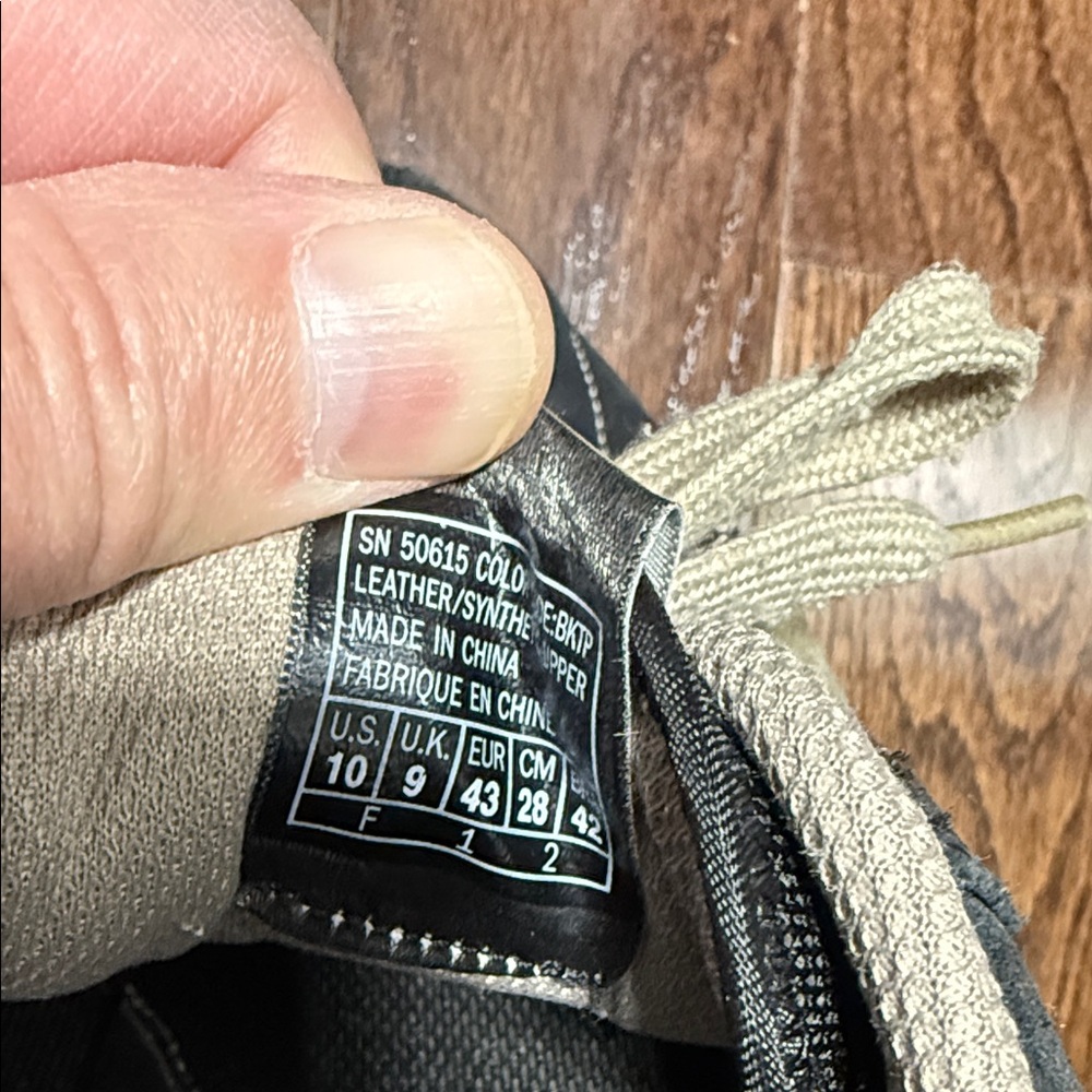 Skechers Navy and Tan Lace-Up Sneakers - Picture 6 of 10